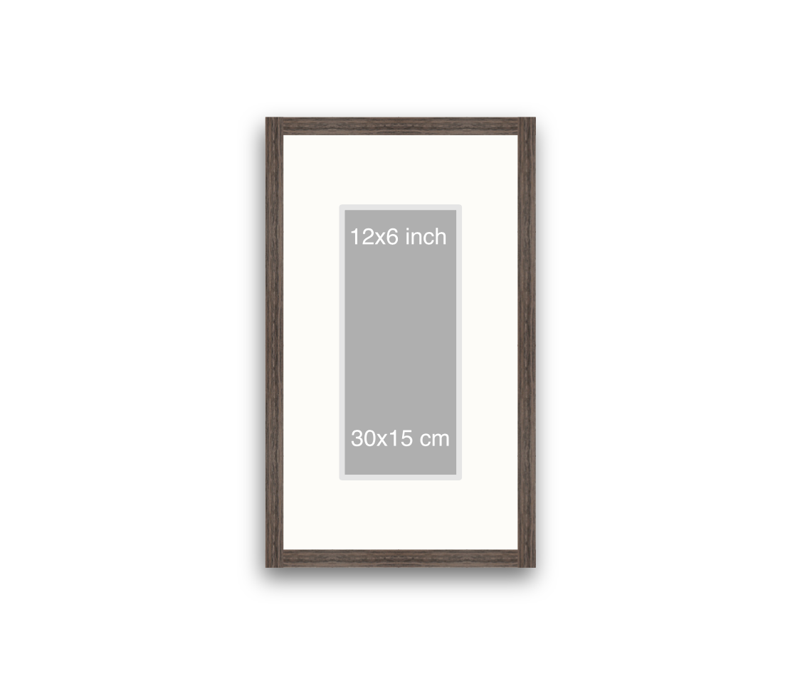 LOFT | 20mm Walnut Frame - 30x50cm