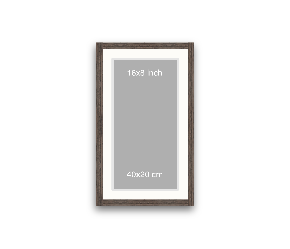LOFT | 20mm Walnut Frame - 30x50cm