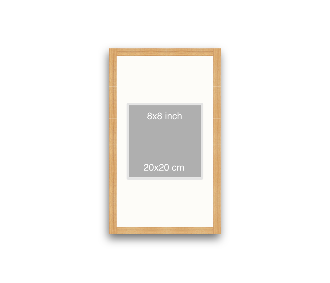 LOFT | 20mm Oak Frame - 30x50cm