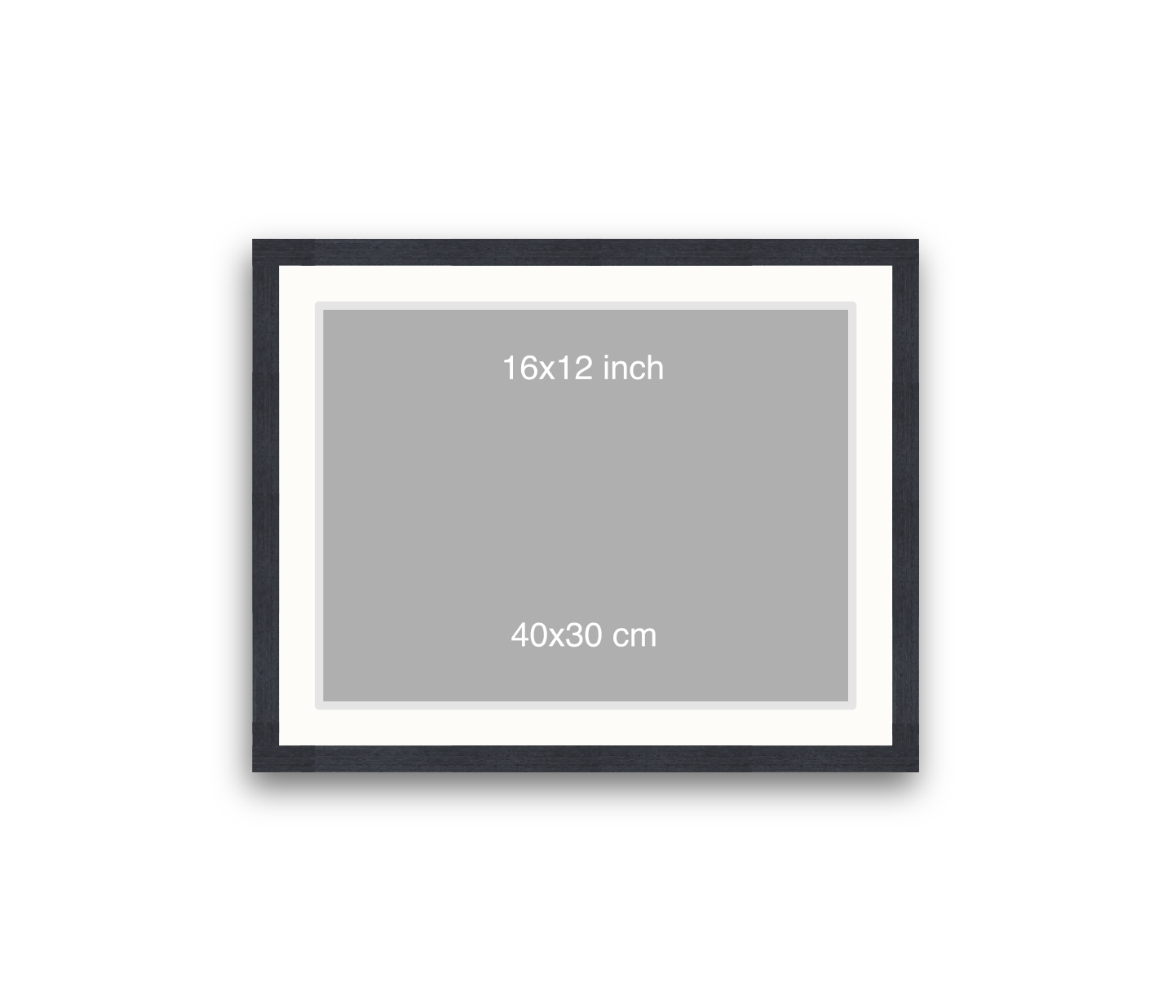 LOFT | 20mm Black Frame - 50x40cm
