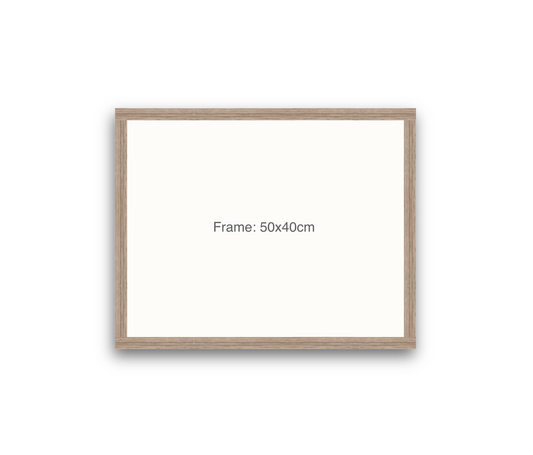LOFT | 20mm Warm Walnut Frame - 50x40cm