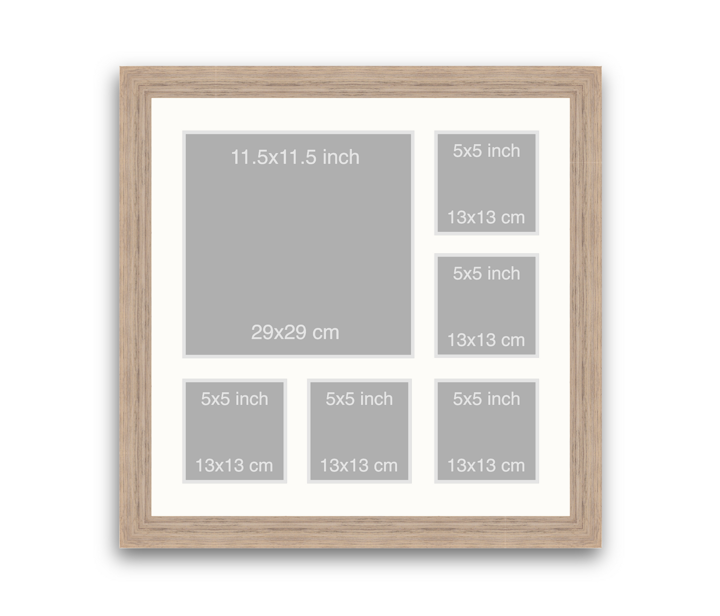 Denby reverse | 40mm Loft moulding - Overall size: 60x60cm