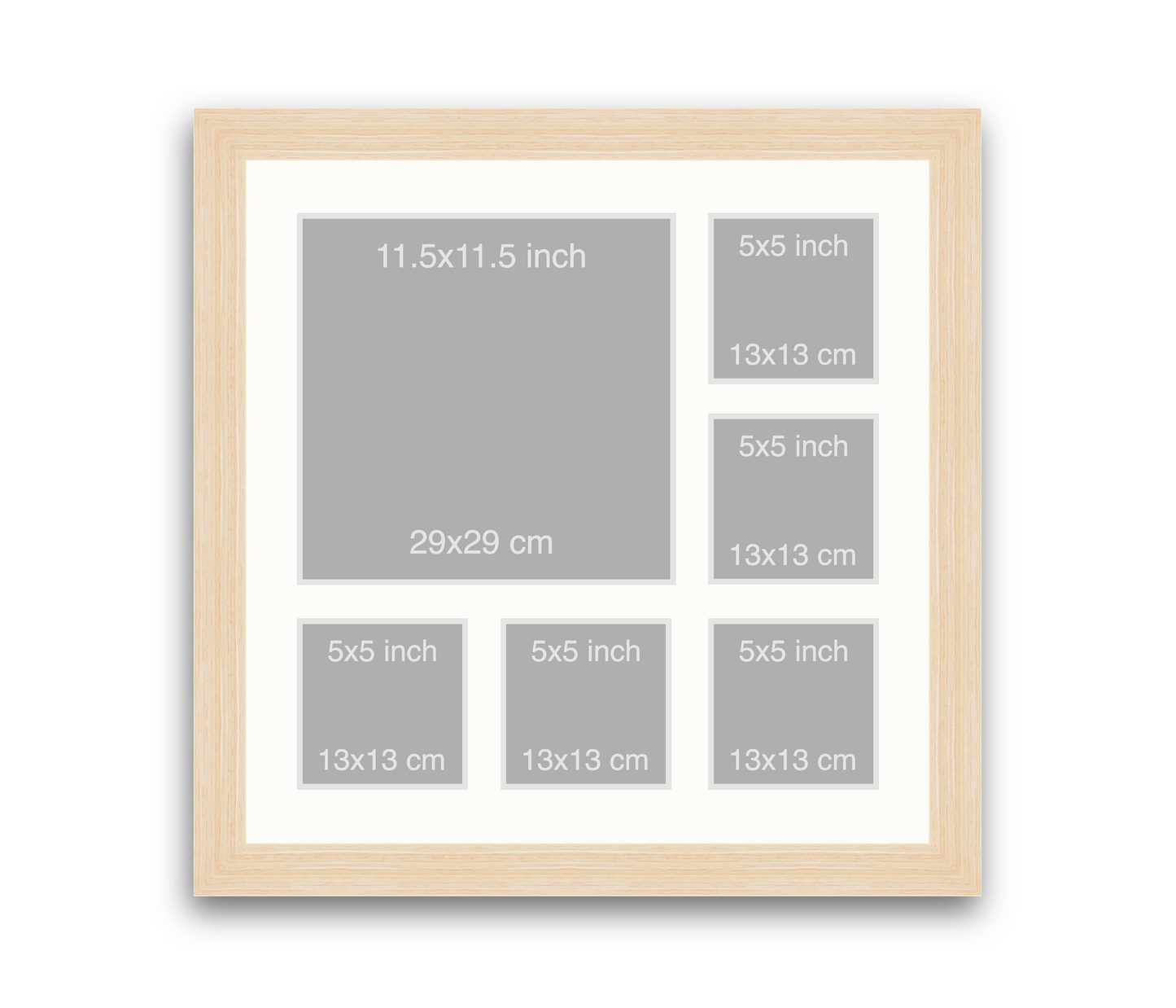 Denby reverse | 40mm Loft moulding - Overall size: 60x60cm