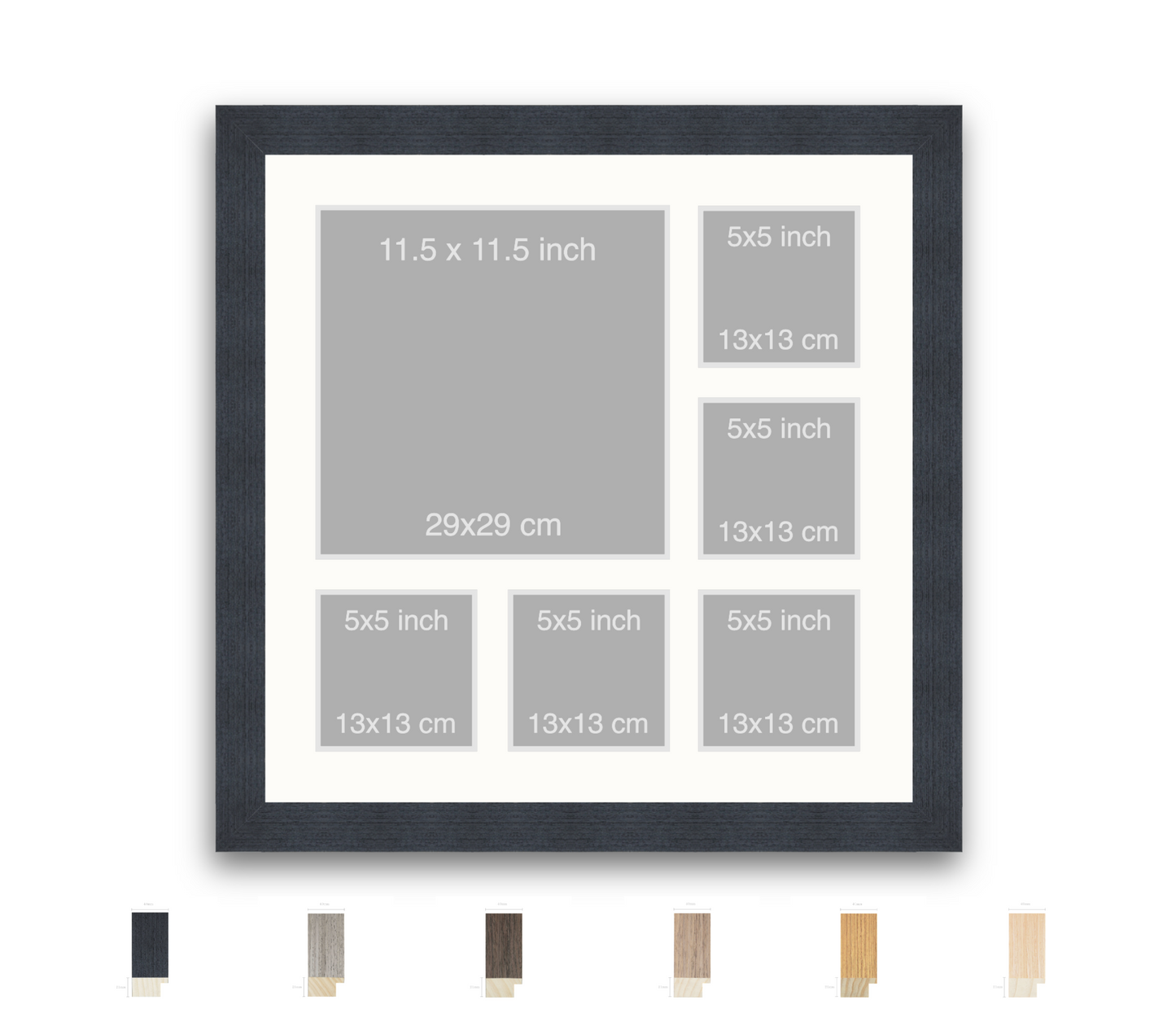Denby reverse | 40mm Loft moulding - Overall size: 60x60cm