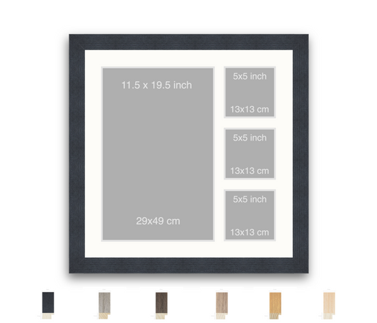 Silkstone reverse | 40mm Loft moulding - Overall size: 60x60cm