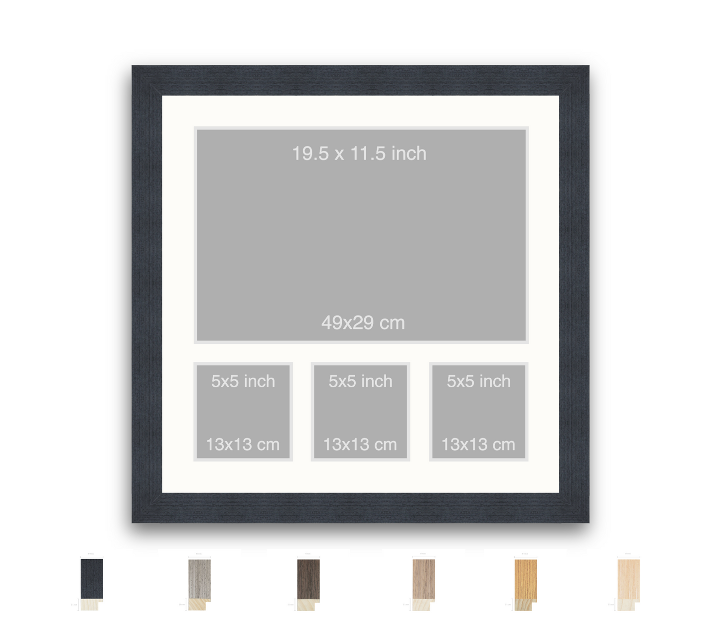 Beaumont | 40mm Loft moulding - Overall size: 60x60cm