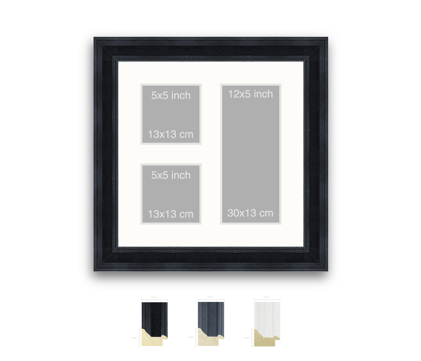 Broomhead | 53mm Fletcher moulding - Overall size: 50x50cm