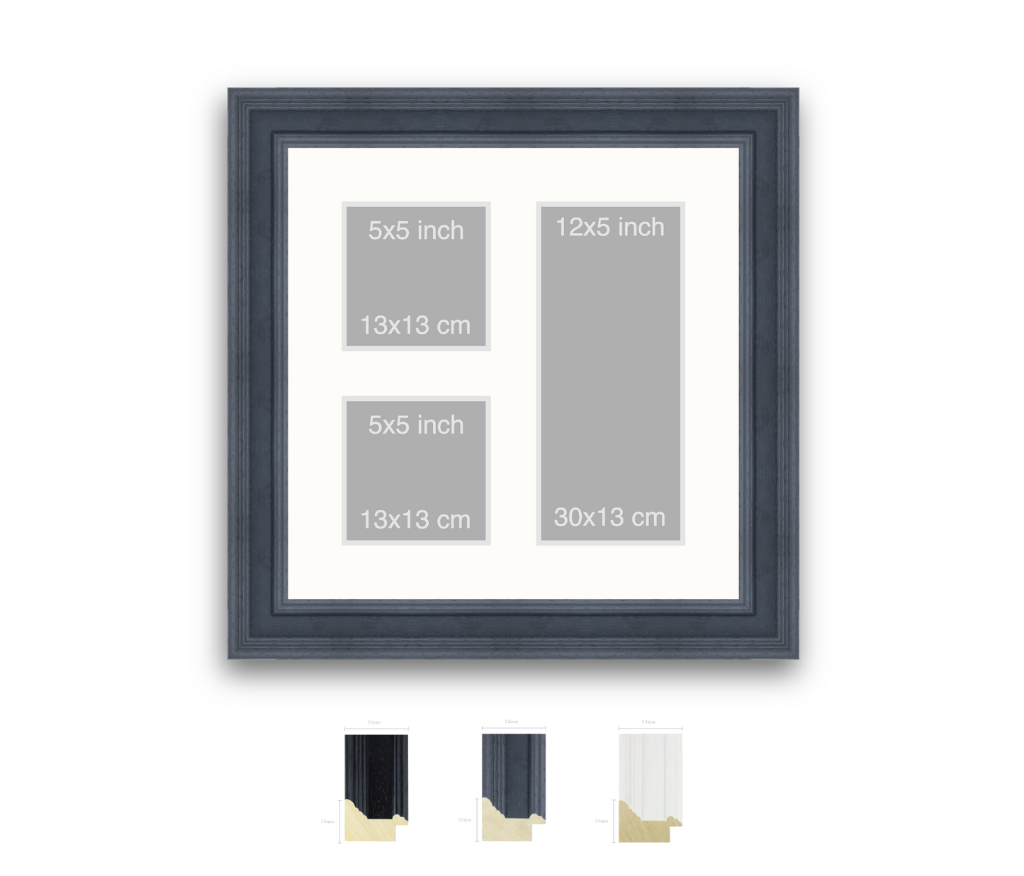 Broomhead | 53mm Fletcher moulding - Overall size: 50x50cm