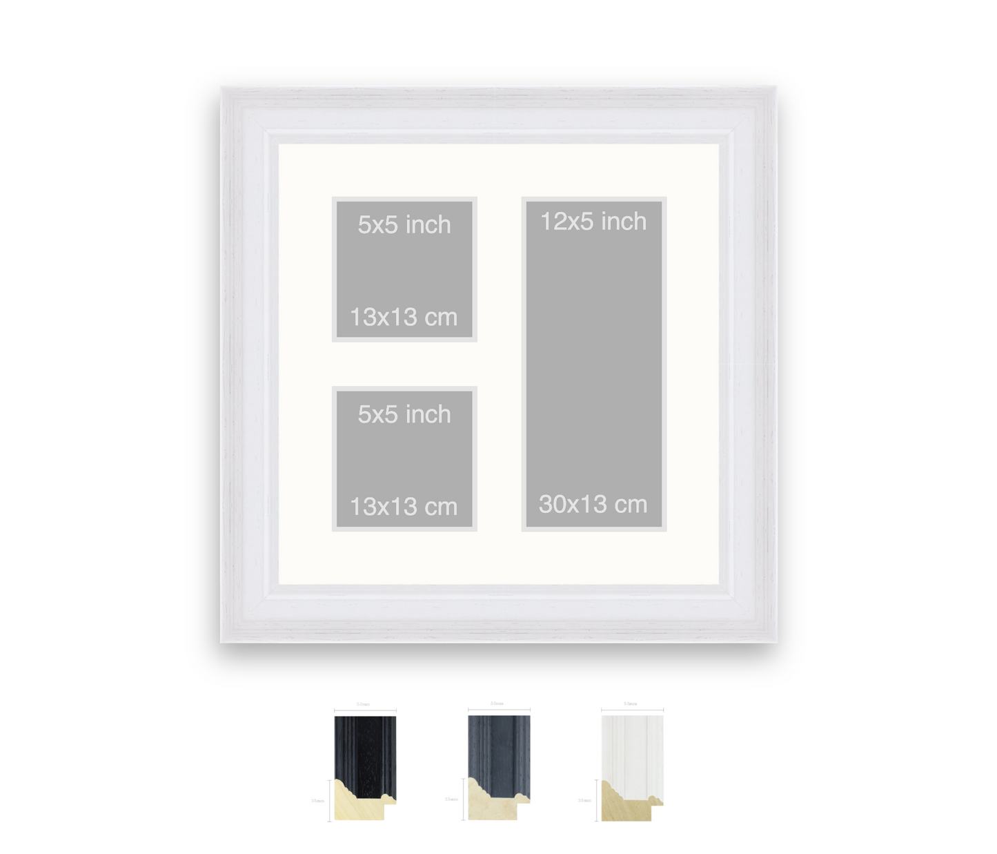 Broomhead | 53mm Fletcher moulding - Overall size: 50x50cm