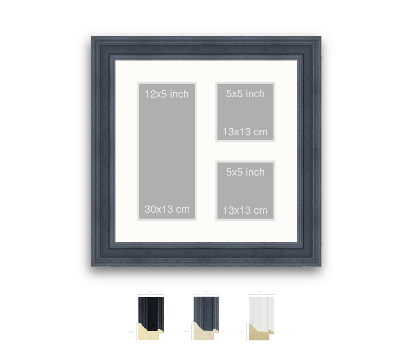 Broomhead reverse | 53mm Fletcher moulding - Overall size: 50x50cm