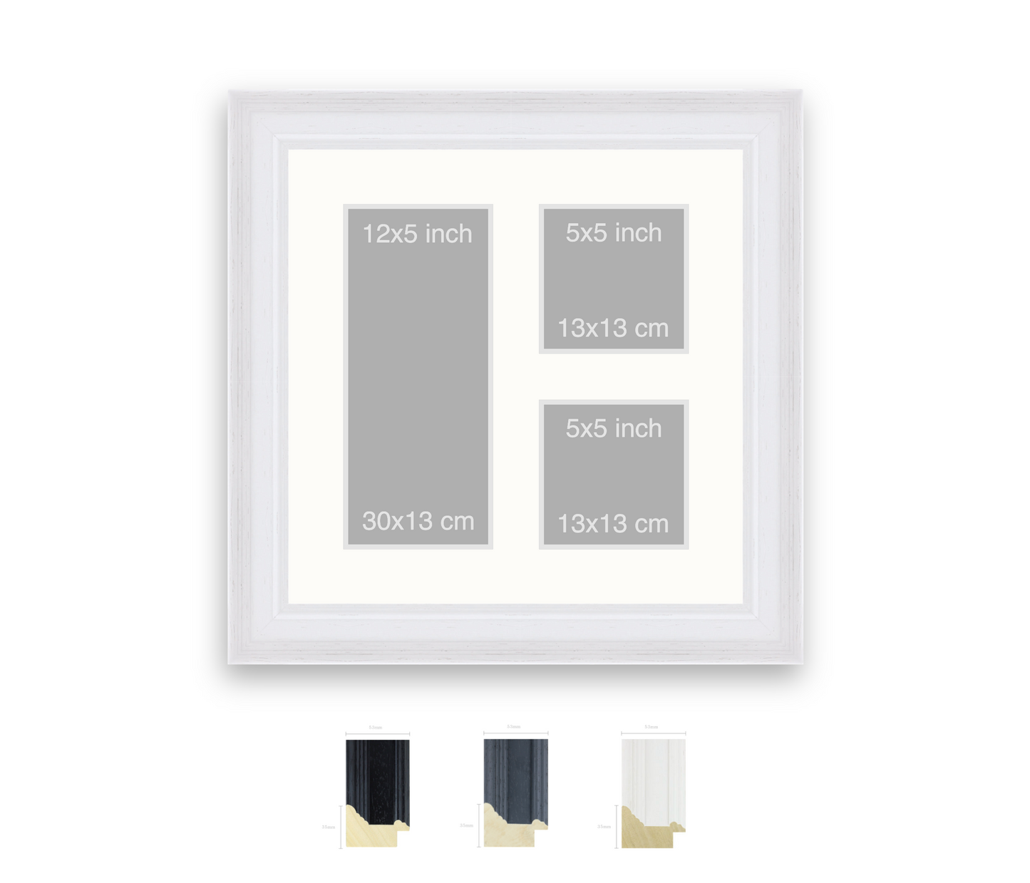 Broomhead reverse | 53mm Fletcher moulding - Overall size: 50x50cm