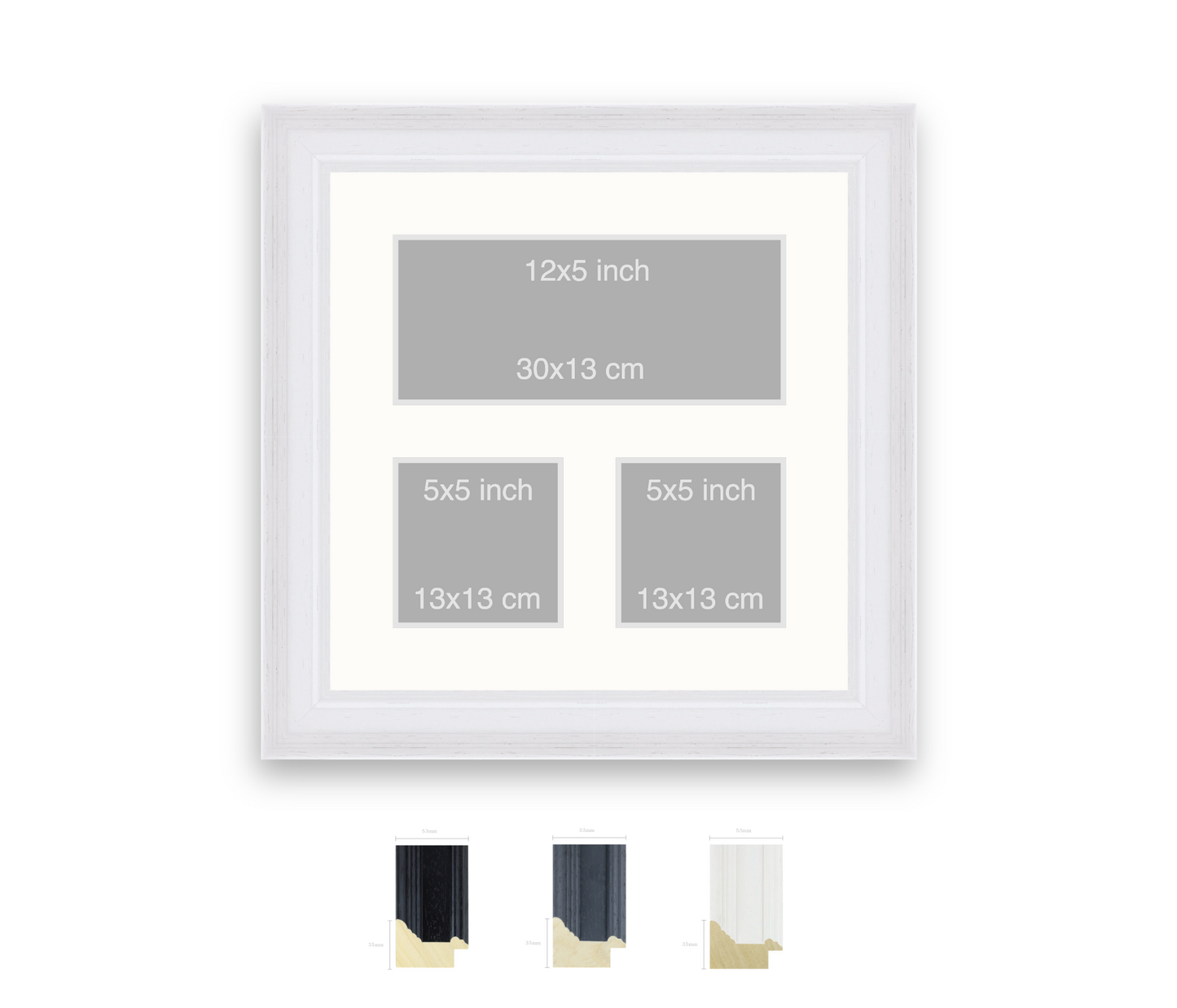 Ewden | 53mm Fletcher moulding - Overall size: 50x50cm