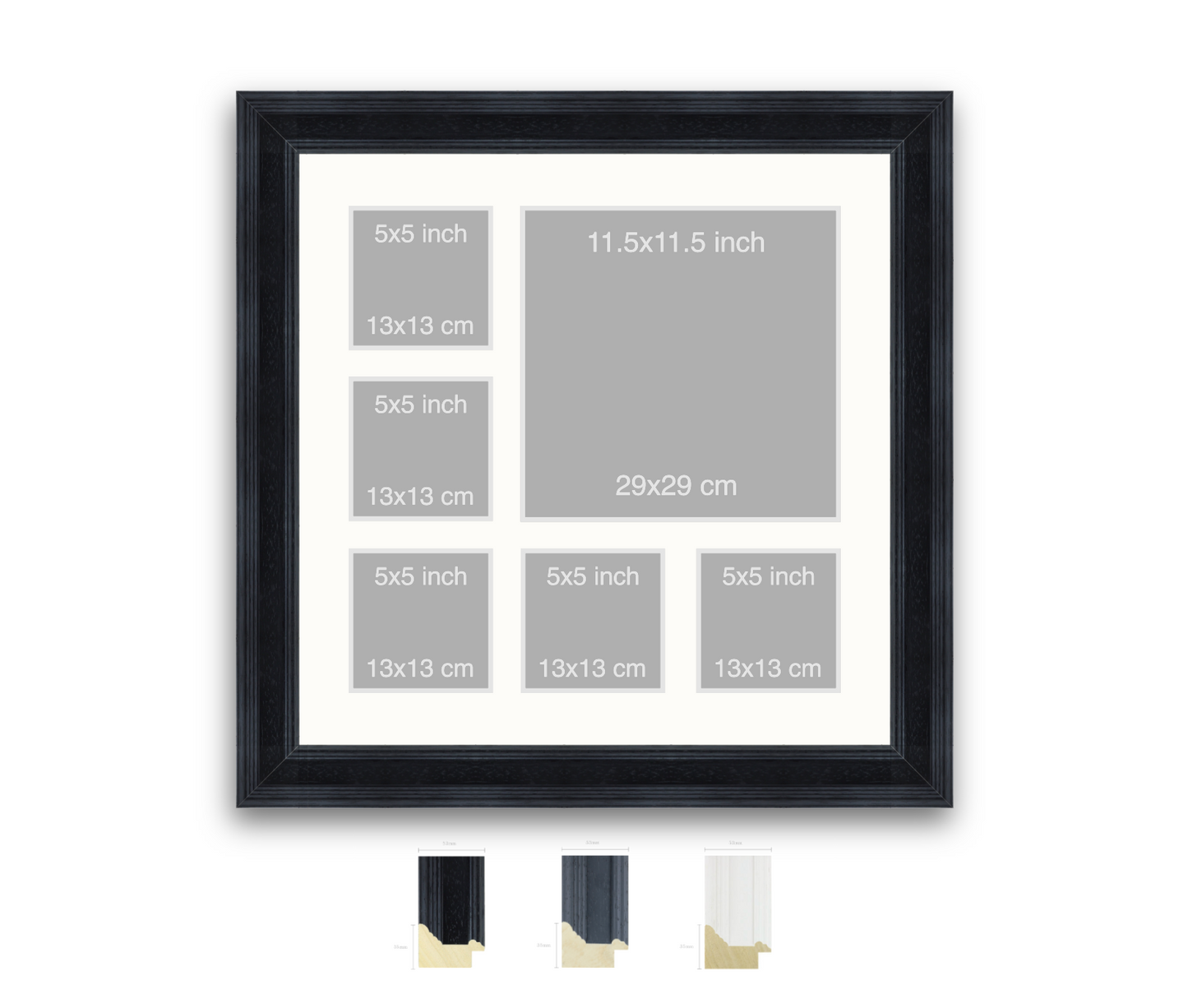 Denby | 53mm Fletcher moulding - Overall size: 60x60cm