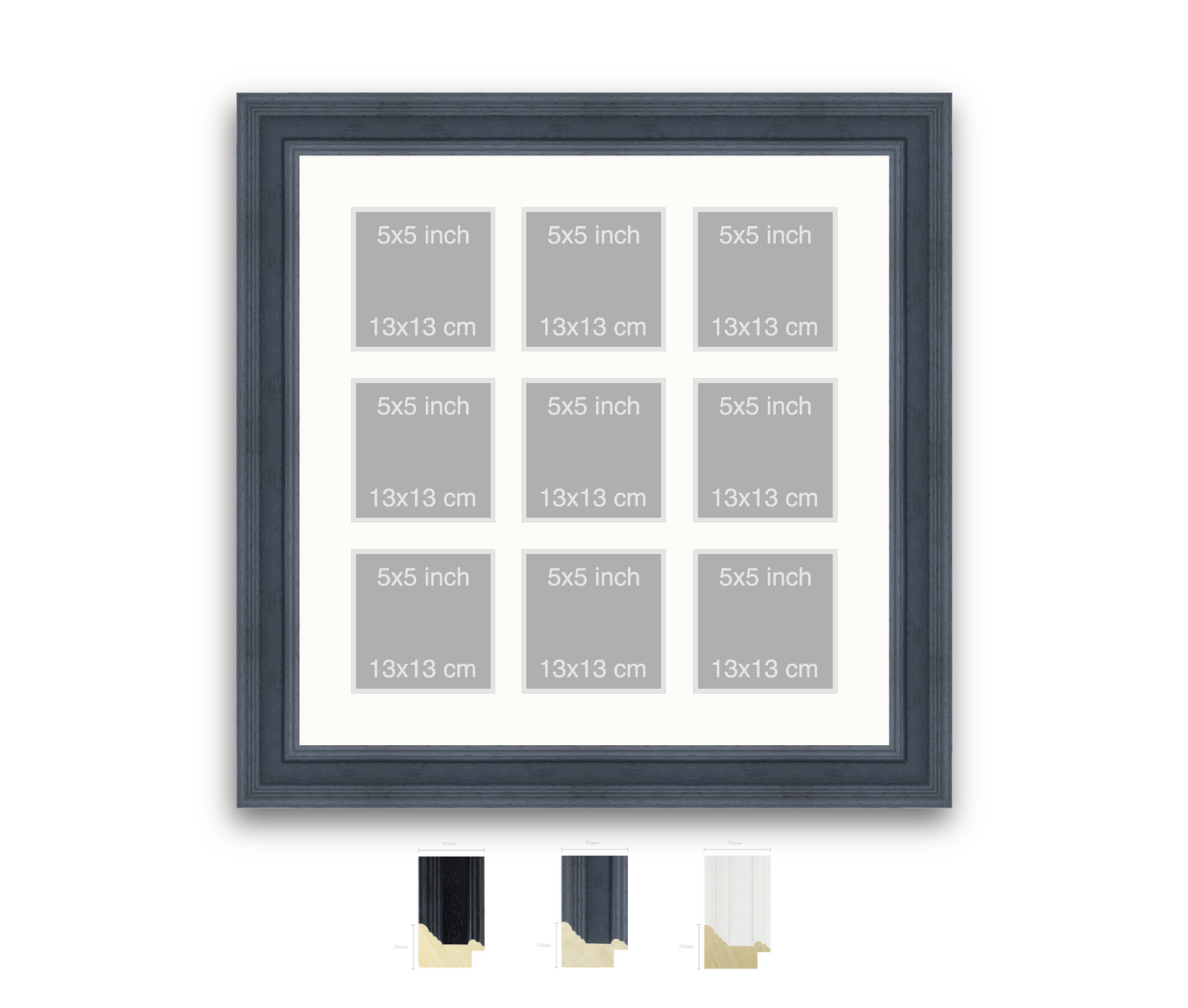 Daleswood | 53mm Fletcher moulding - Overall size: 60x60cm