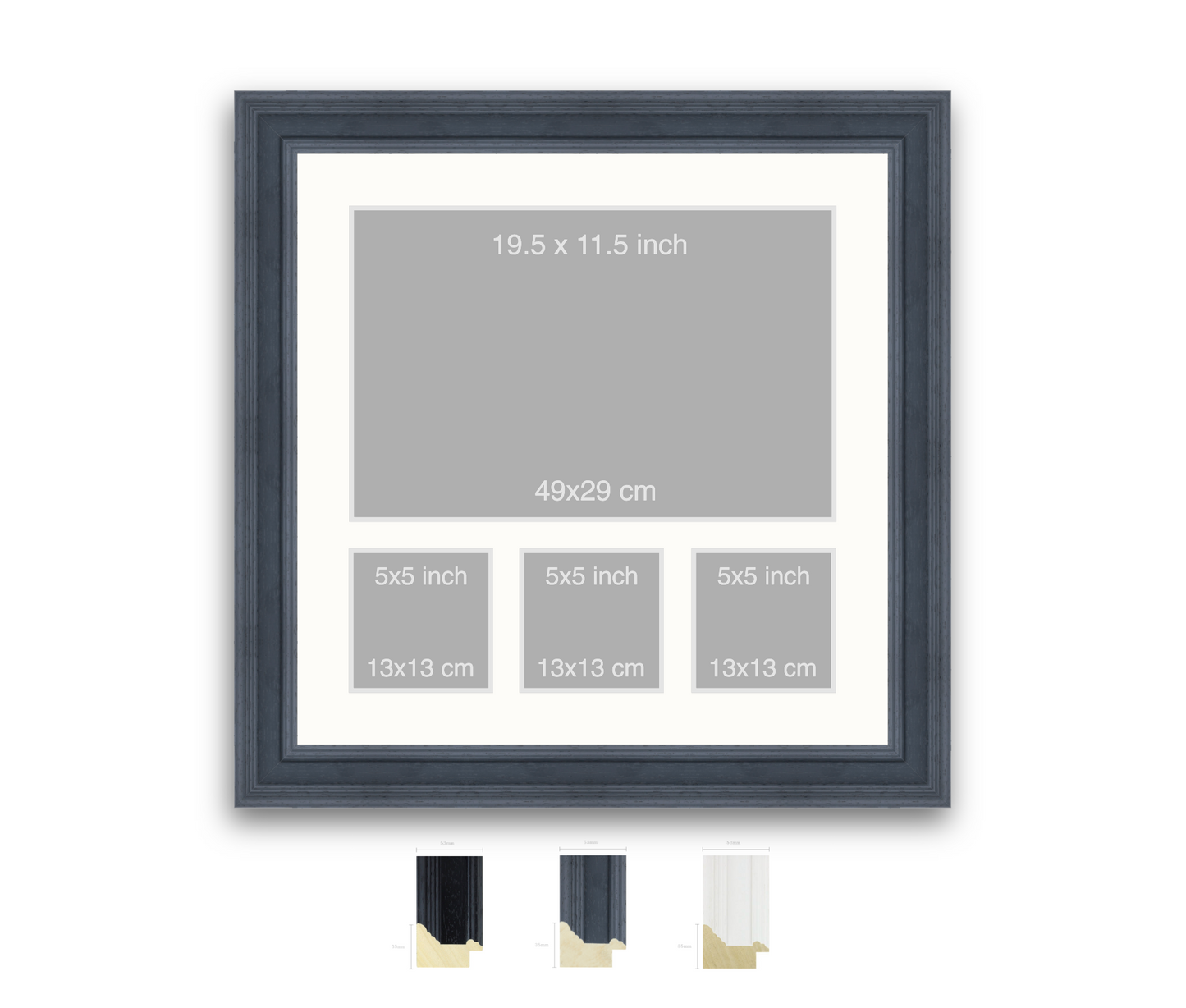 Beaumont| 53mm Fletcher moulding - Overall size: 60x60cm