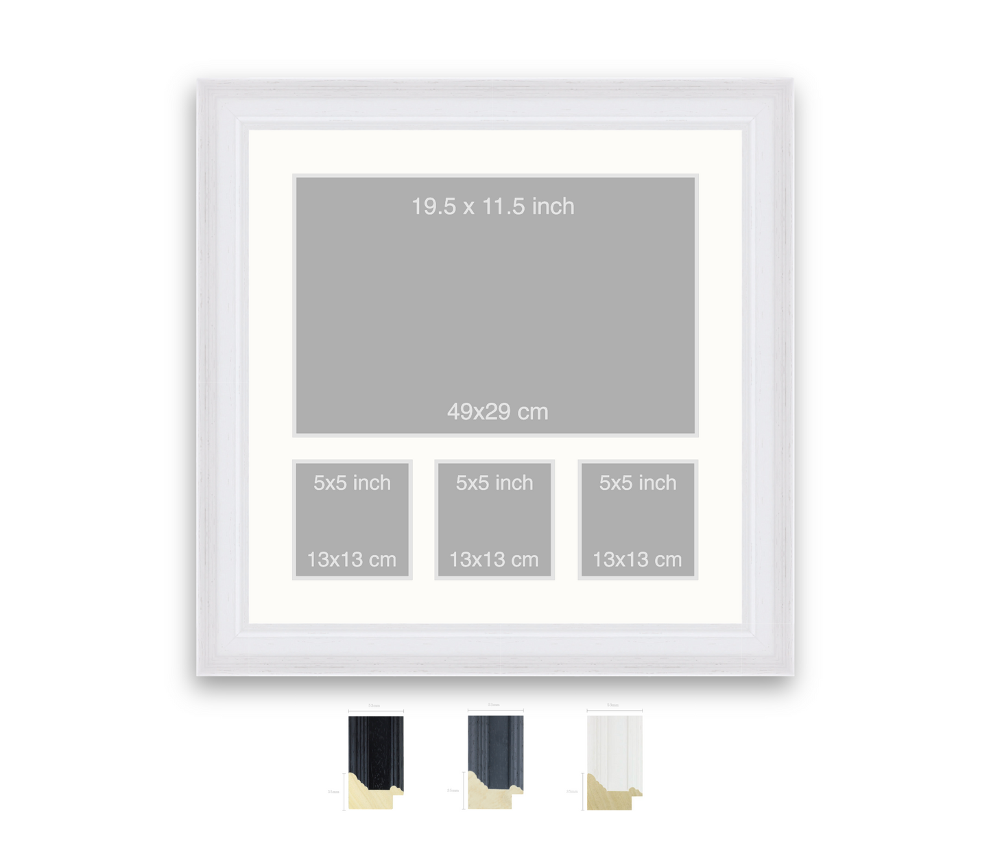 Beaumont| 53mm Fletcher moulding - Overall size: 60x60cm