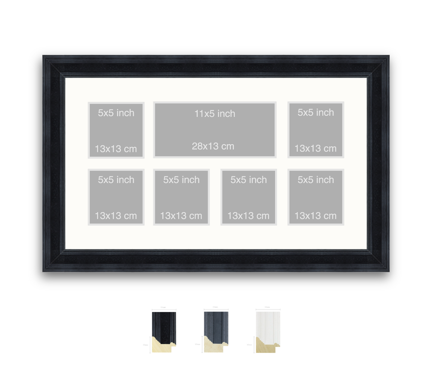 Cumberworth | 53mm Fletcher moulding - Overall size: 80x50cm