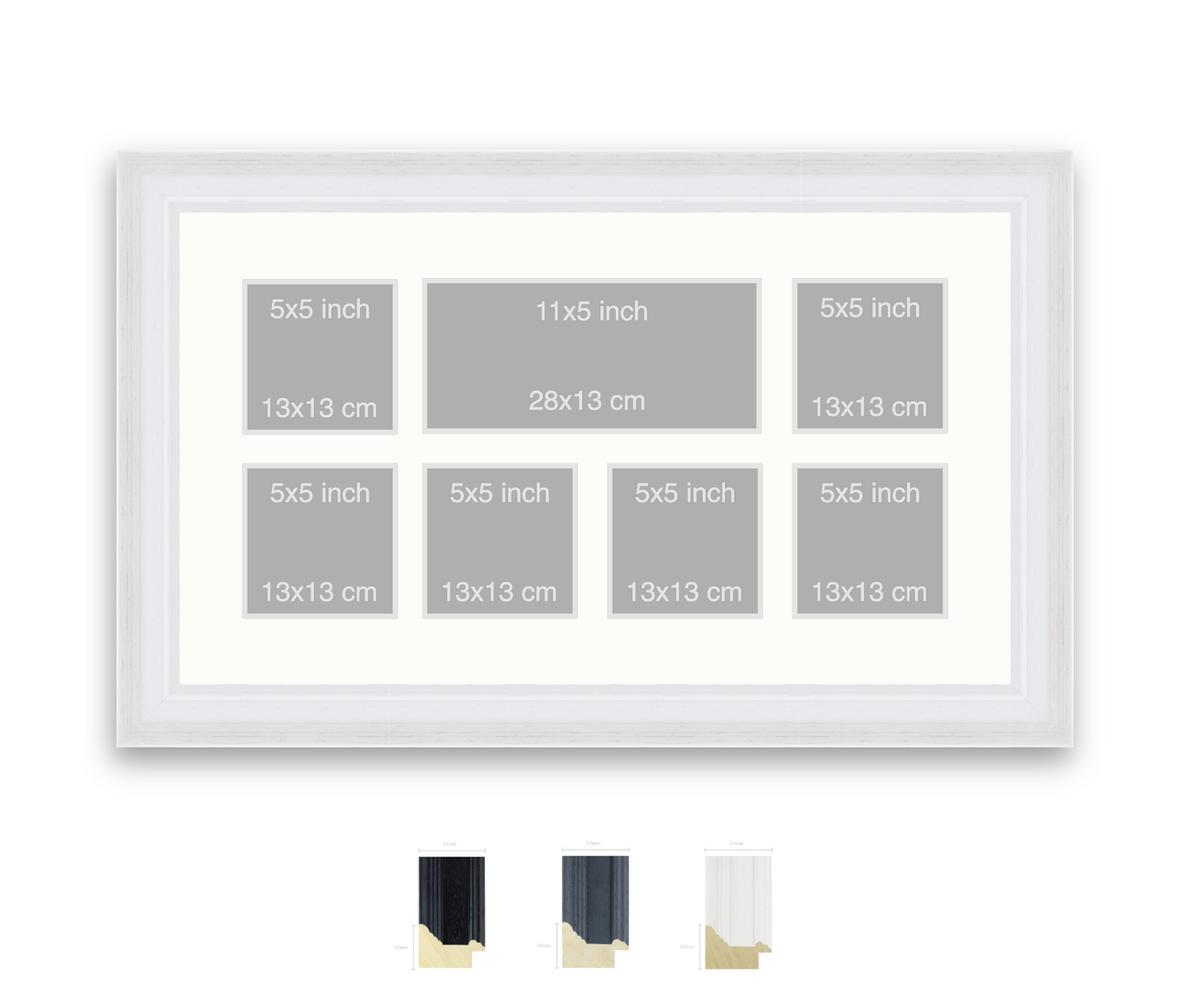 Cumberworth | 53mm Fletcher moulding - Overall size: 80x50cm