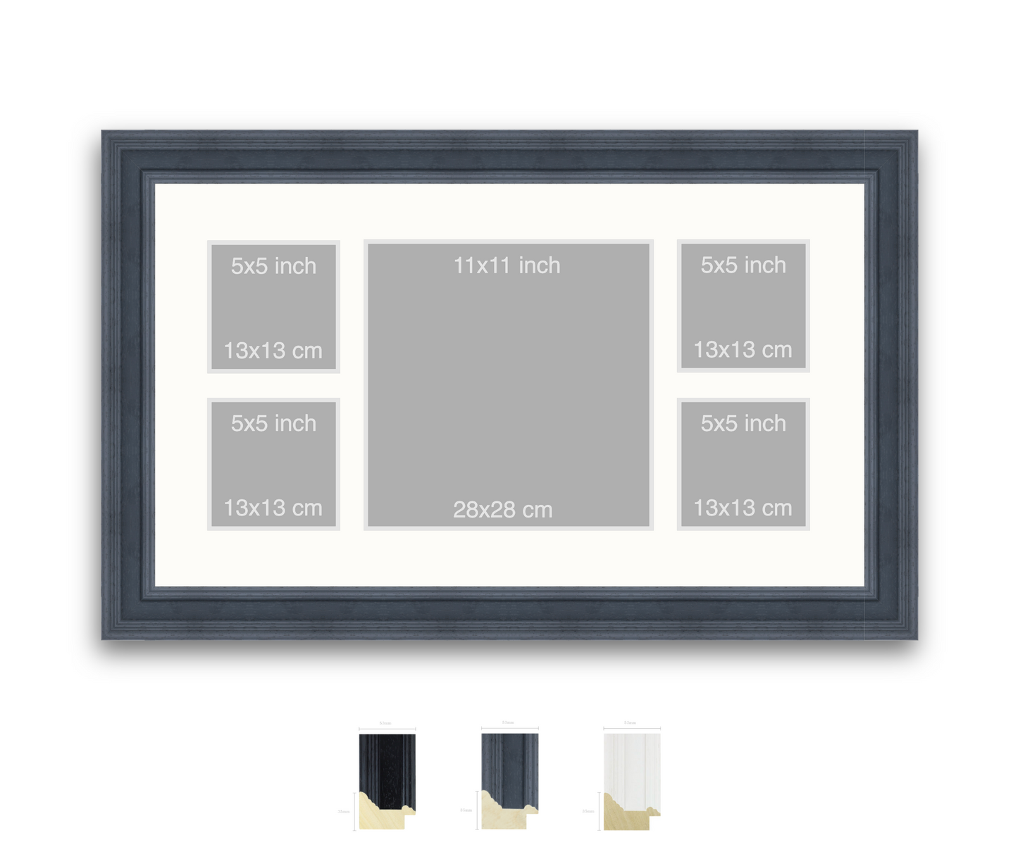 Emley | 53mm Fletcher moulding - Overall size: 80x50cm