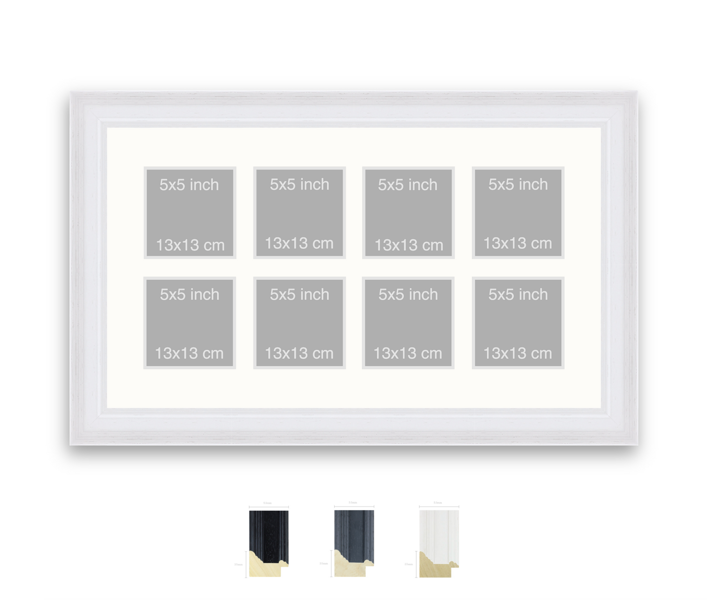 Shelley | 53mm Fletcher moulding - Overall size: 80x50cm