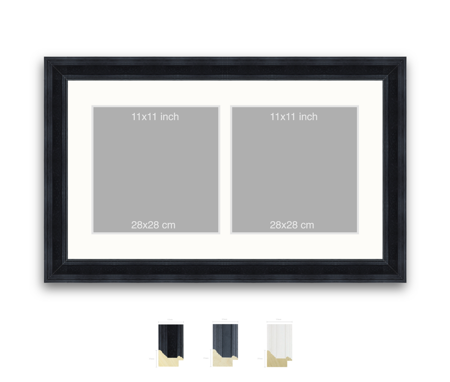 Shepley | 53mm Fletcher moulding - Overall size: 80x50cm