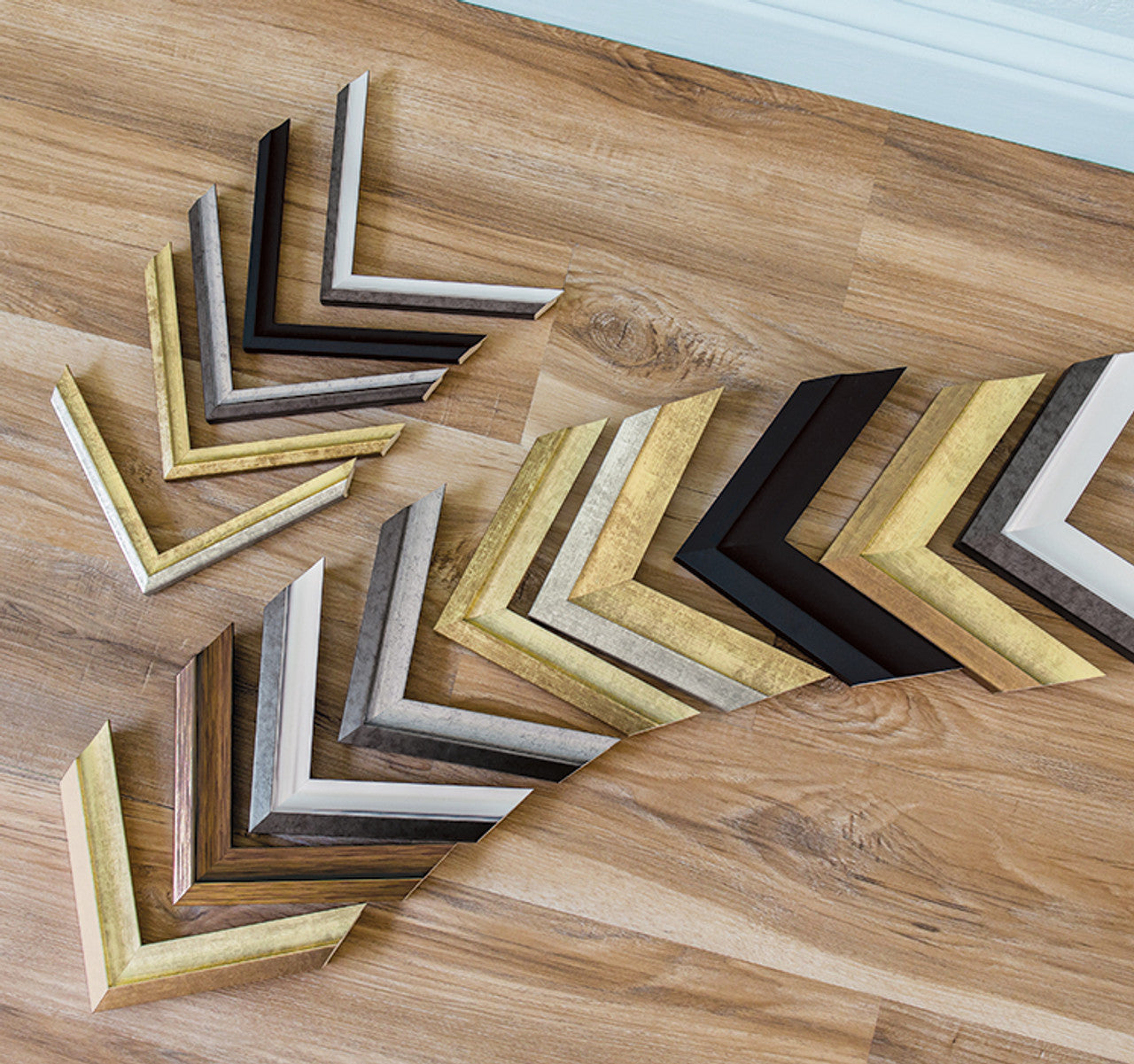 STRATOS | 55mm Antique Gold, Wood Frame