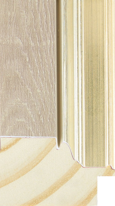 Timber Frame Silver ADAMS | 50mm Natural, Silver Edge Wood Frame – Impact Framing Ltd
