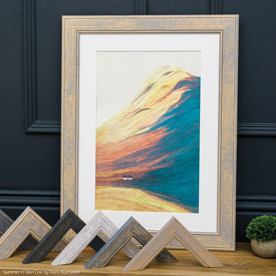 STRATHDON | 59mm Natural Wood, Wood Frame