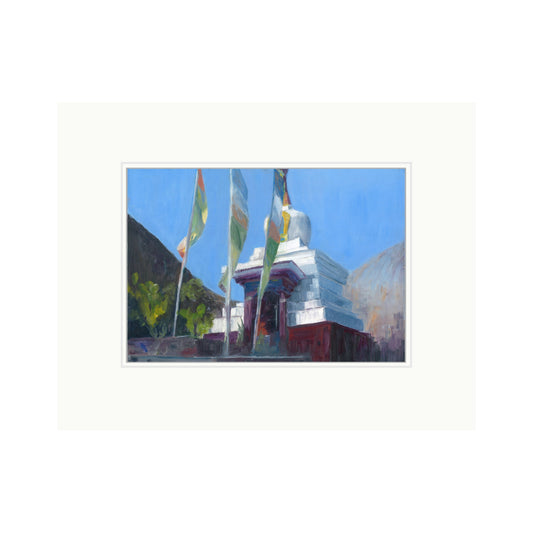 Chorten at Prok, North Gorkha, Nepal