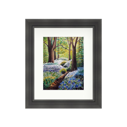 Sunlit Bluebell Way