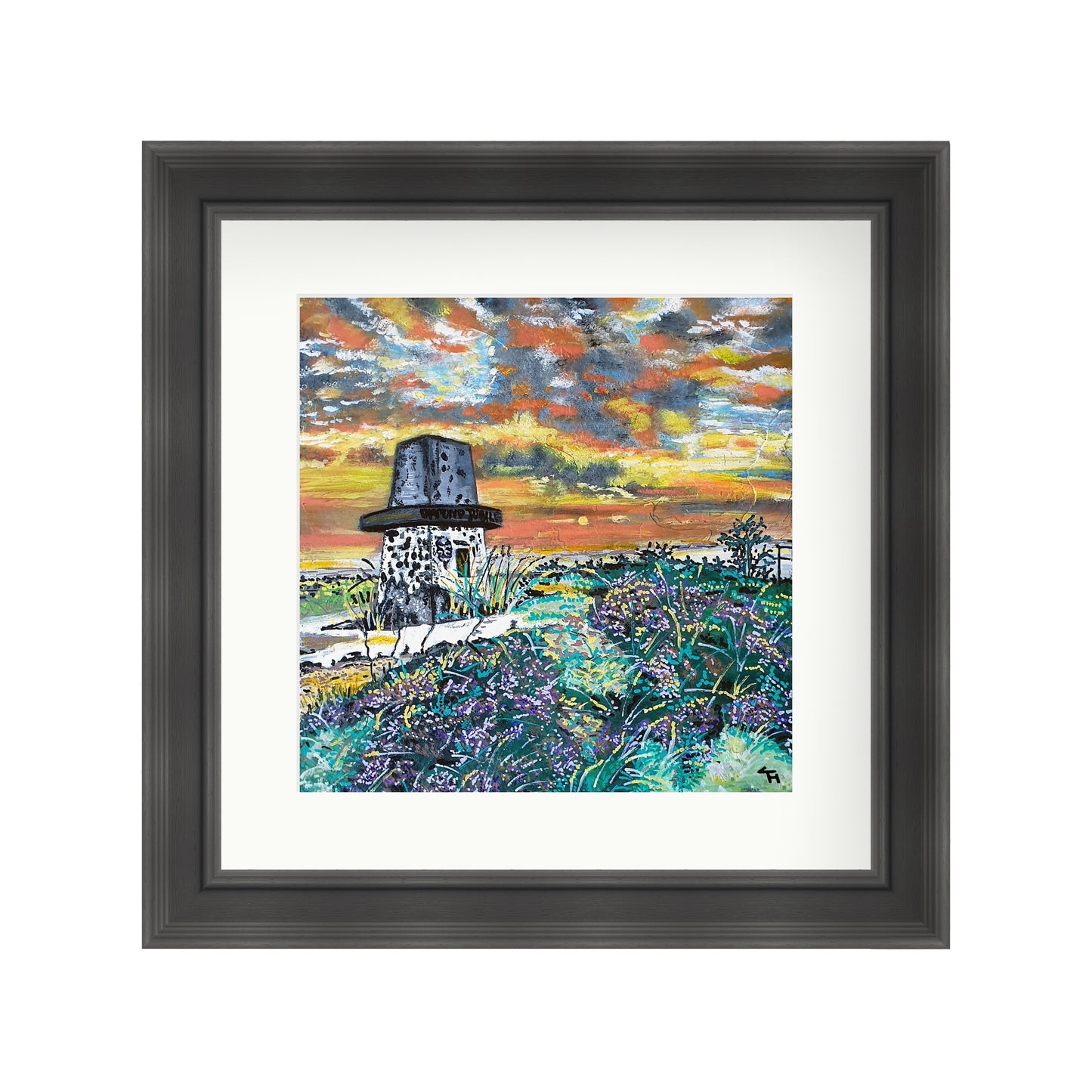 The trig point at Wolfstones Heights