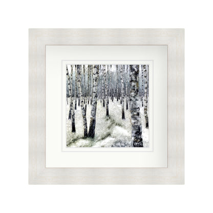 Woods with Silver Birch in Alcohol Ink