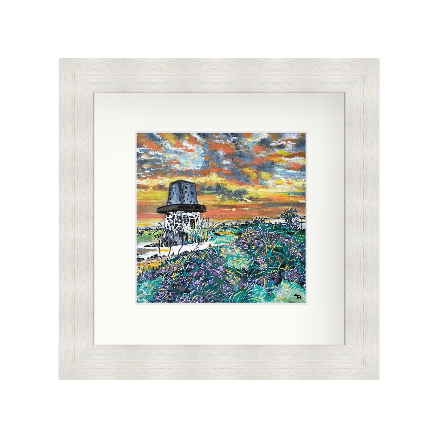 The trig point at Wolfstones Heights