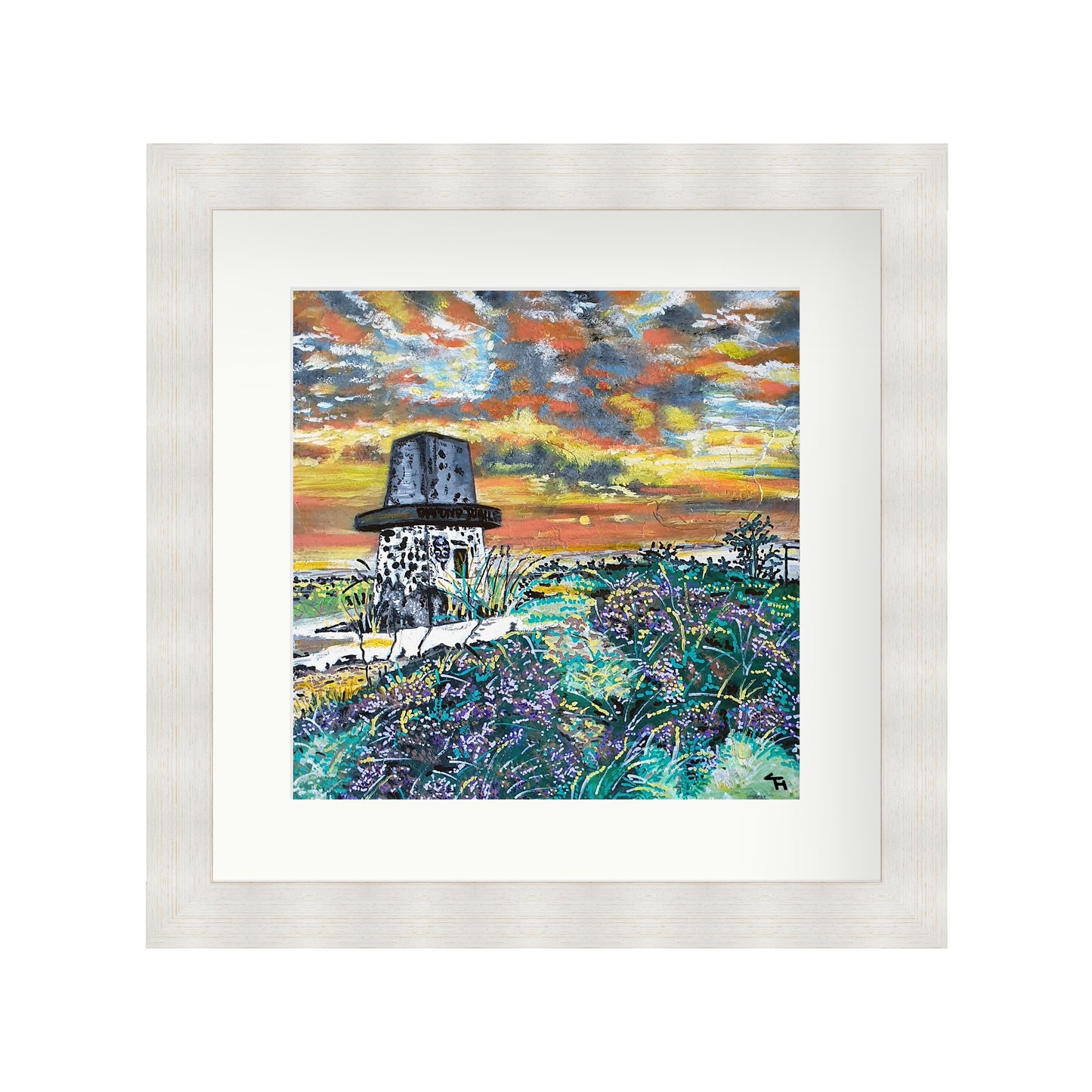 The trig point at Wolfstones Heights