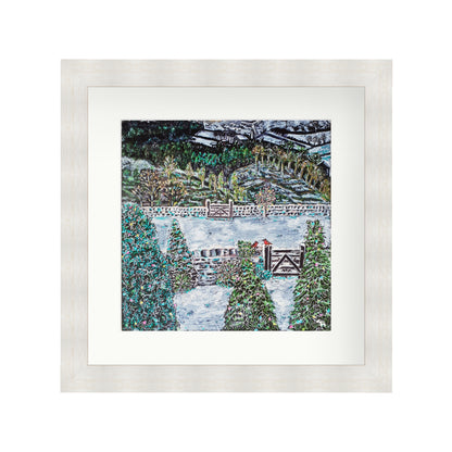 Hade Edge Snowy Scene View