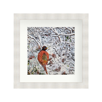 Snowy Scene Pheasant