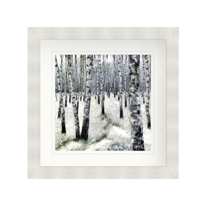 Woods with Silver Birch in Alcohol Ink