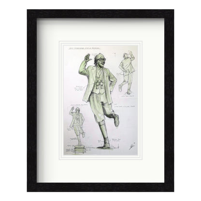 Eric Morecambe Statue (working drawing)