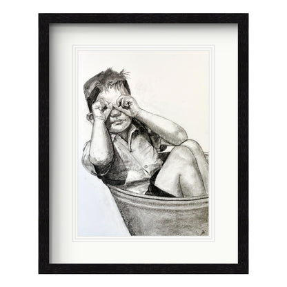 Boy in Tin Bath