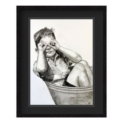 Boy in Tin Bath