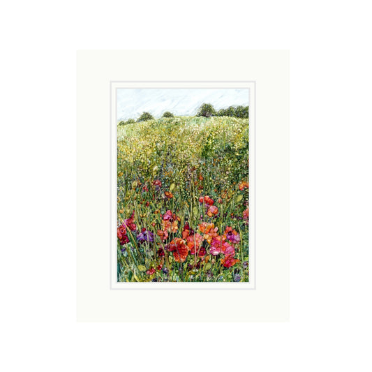 Poppy Field - Portrait