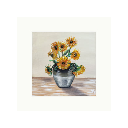 VG Inspired Sunflower Vase
