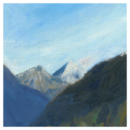 Lho Evening Light, North Gorkha, Nepal