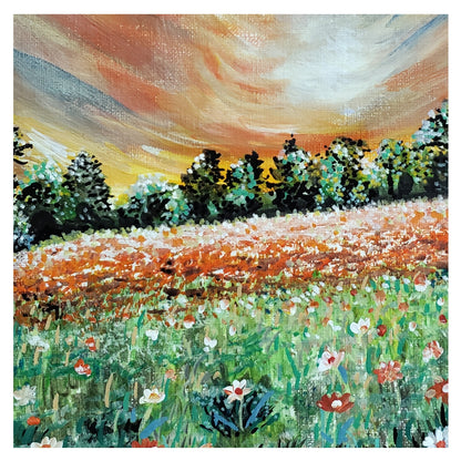 Blaze of Wild Flowers