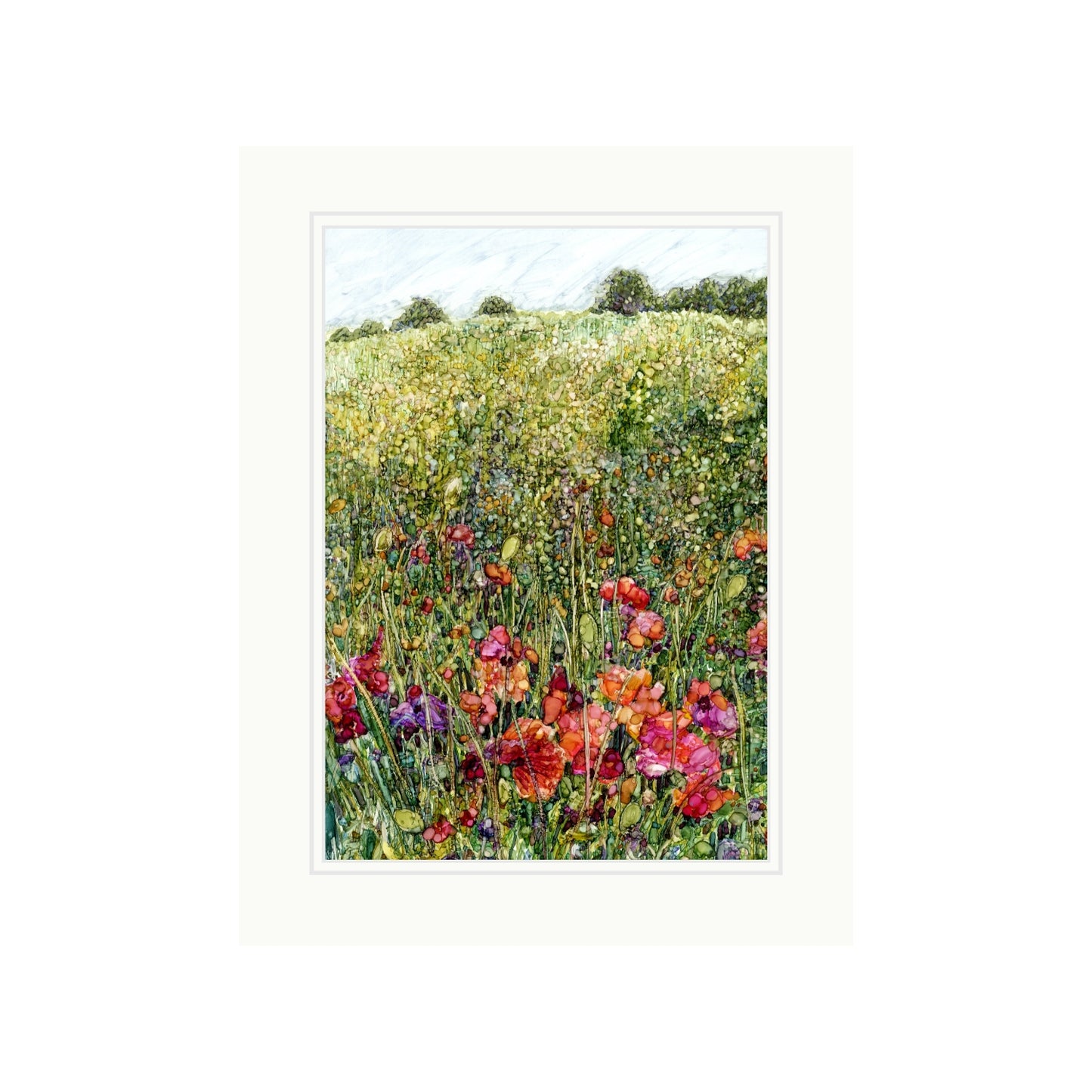 Poppy Field - Portrait