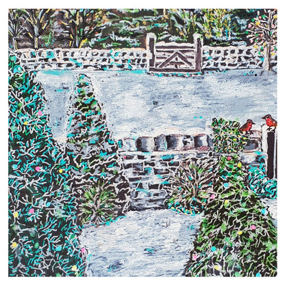 Hade Edge Snowy Scene View