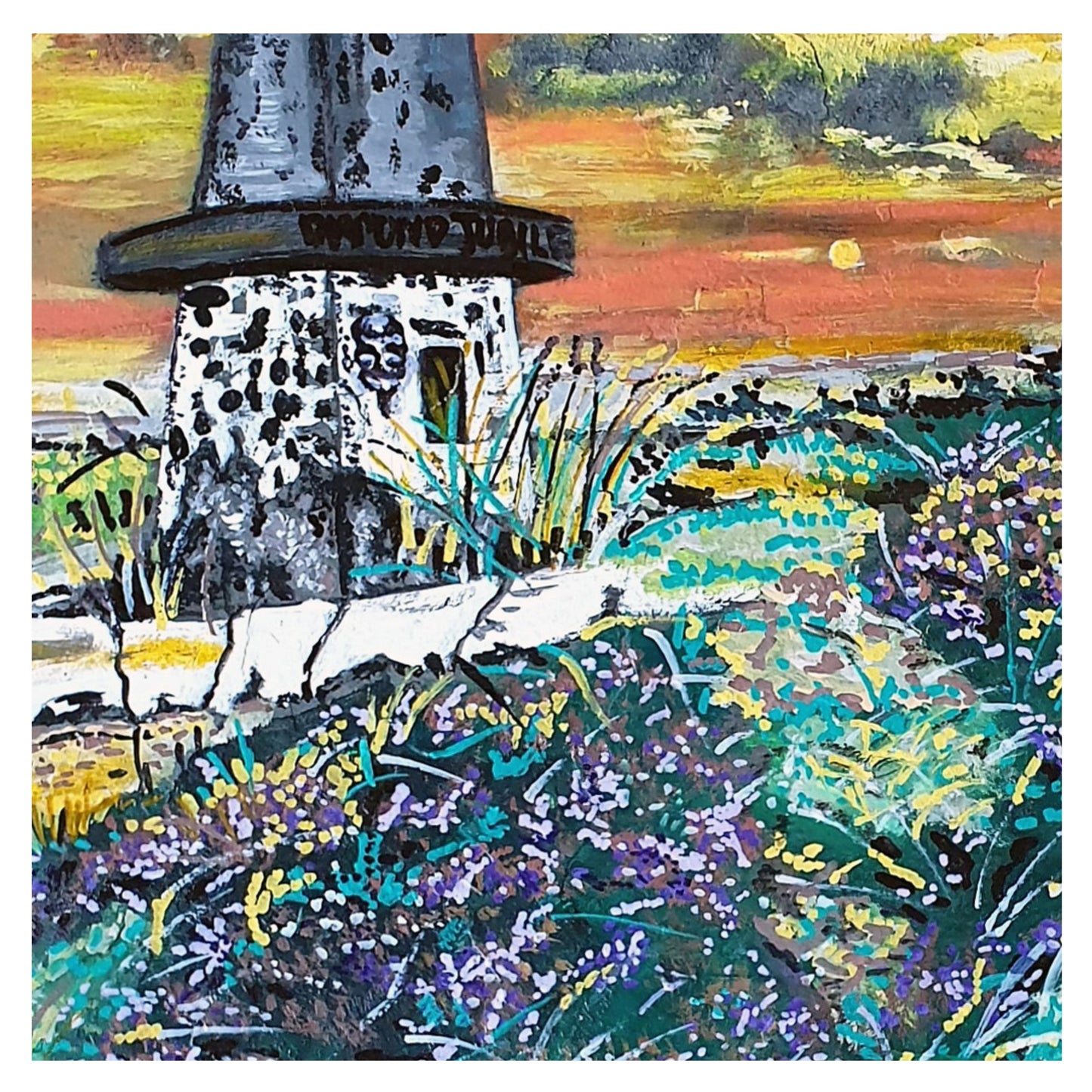 The trig point at Wolfstones Heights