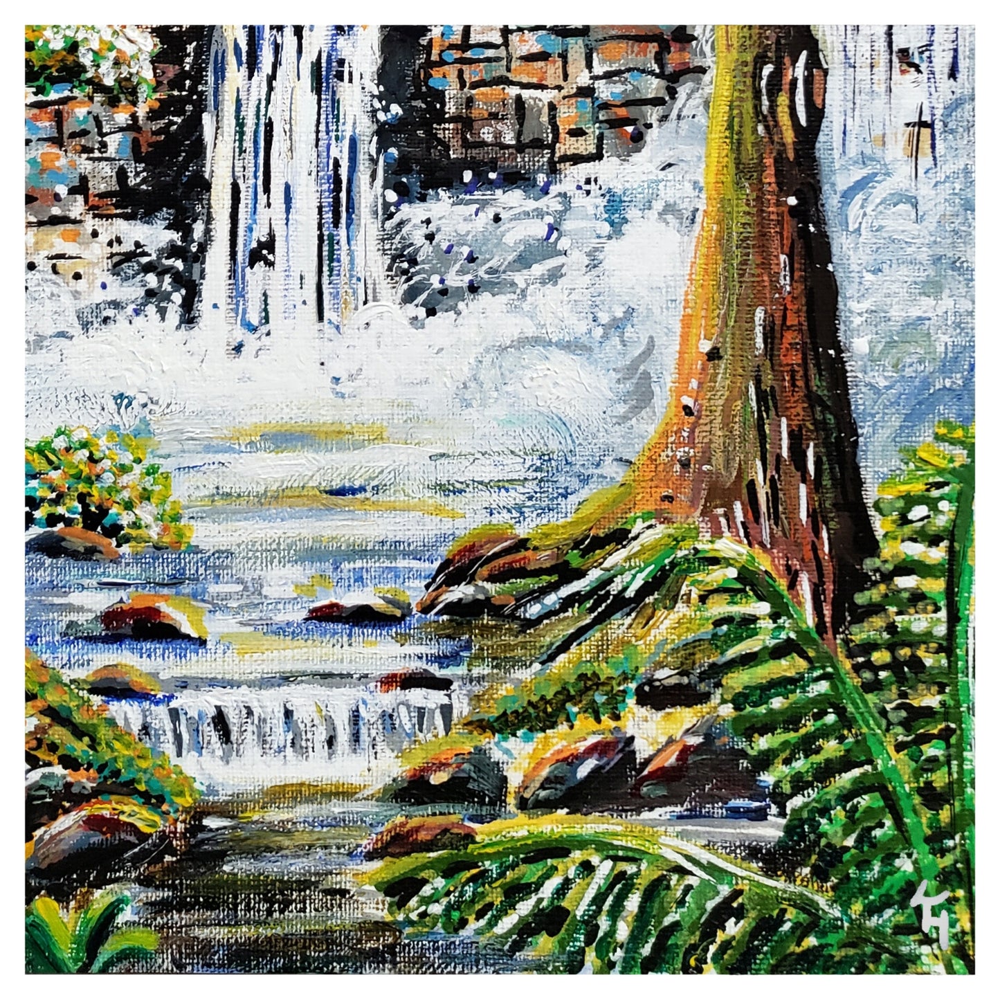Rays of the Hidden Cascade
