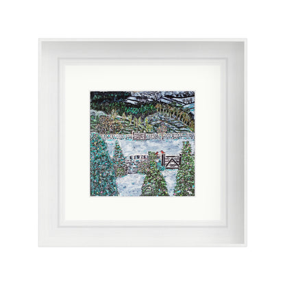 Hade Edge Snowy Scene View