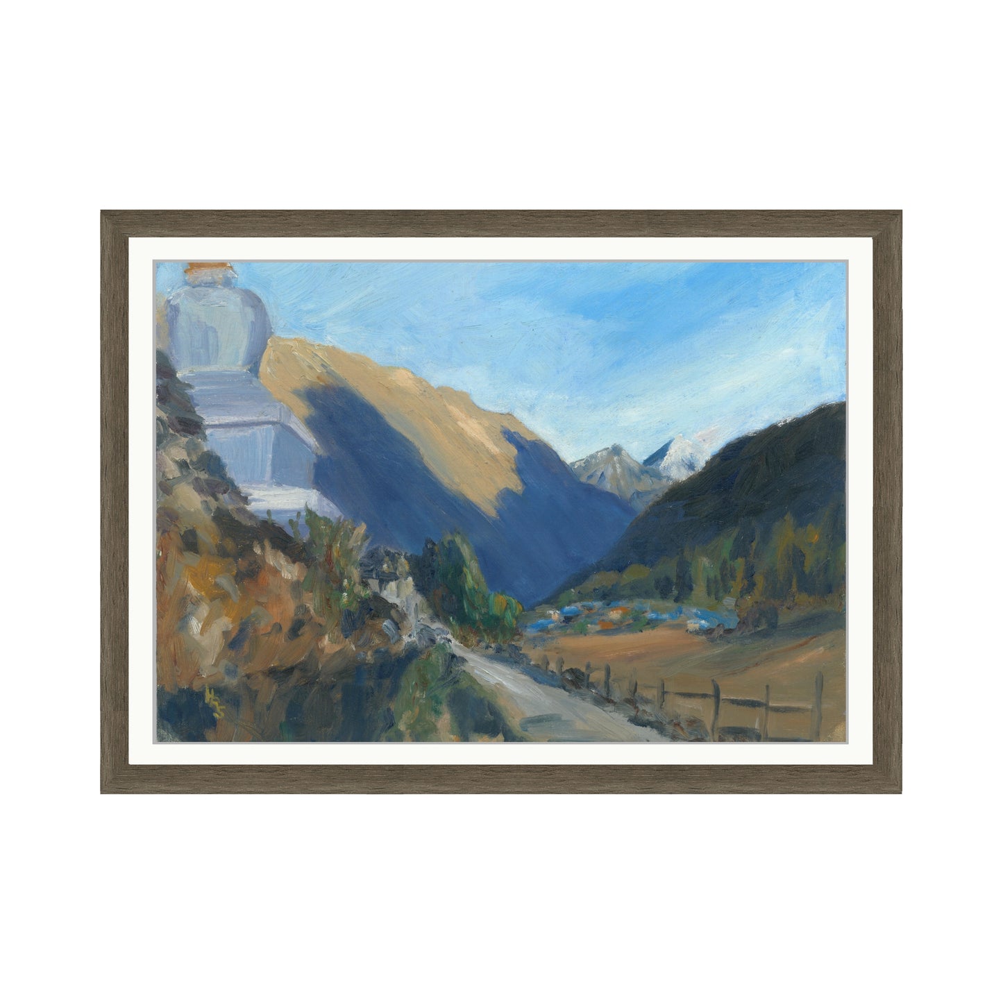 Lho Evening Light, North Gorkha, Nepal